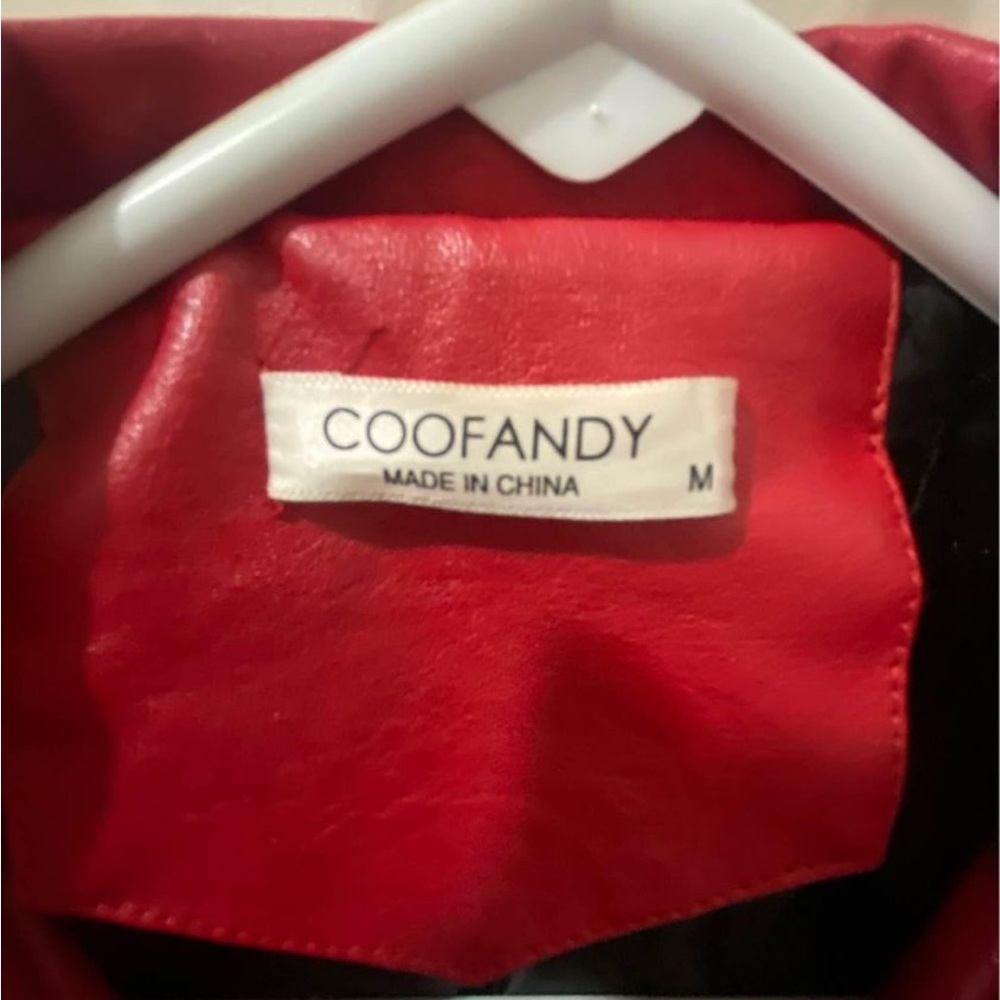 Red Leather Jacket - Picture 4 of 5